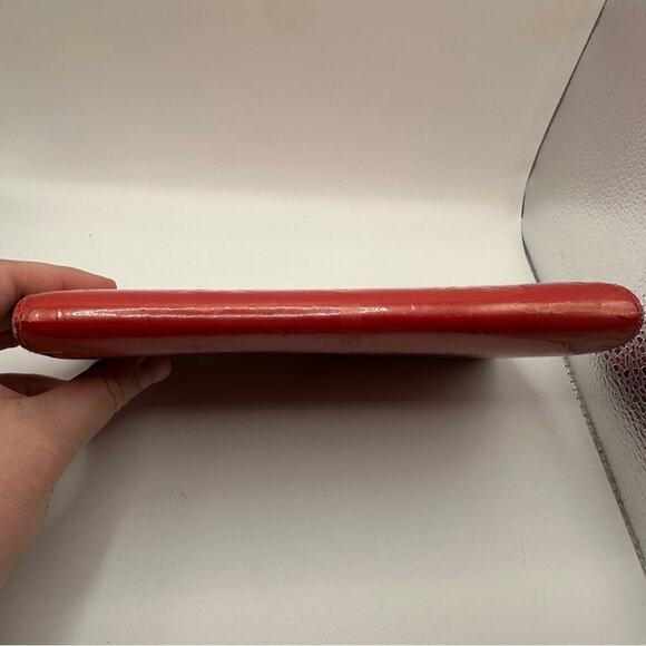 Louis Vuitton Monogram Vernis Porte Feuille Sarah Long Bifold Wallet Red 7.5 x 4 - Picture 8 of 14